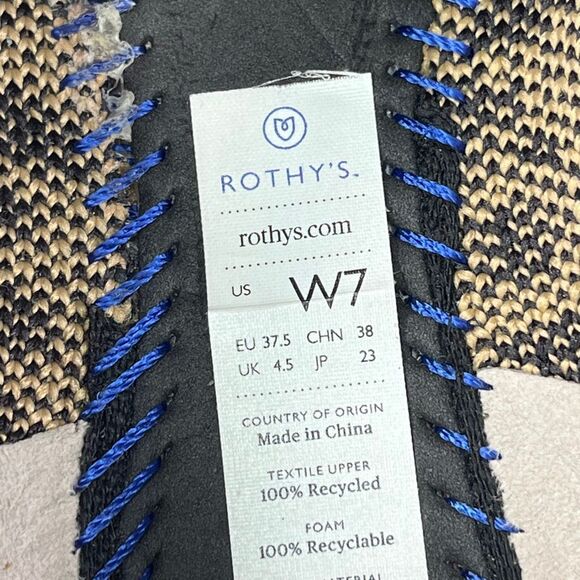Rothy's The Point Leopard Cheetah Animal Print Ballet Flat Shoes Size 7 - Picture 8 of 8